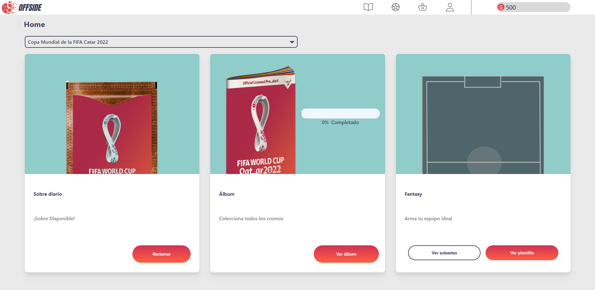 offside landing page